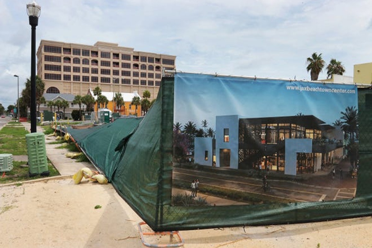 Comienza la construcción en Jax Beach Town Center, en el corazón del distrito comercial de Jacksonville Beach! Comienza la construcción en Jax Beach Town Center, en el corazón del distrito comercial de Jacksonville Beach!
