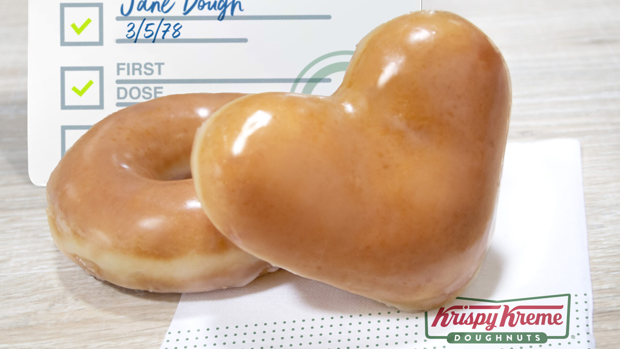 Krispy Kreme dará dos donas gratis a vacunados contra el Covid-19 Krispy Kreme dará dos donas gratis a vacunados contra el Covid-19