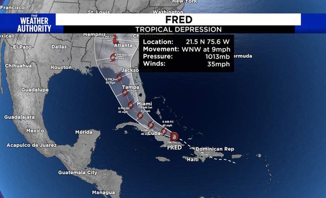Fred desacelera, los expertos dicen que la tormenta tropical está ‘muy cerca’ Fred desacelera, los expertos dicen que la tormenta tropical está ‘muy cerca’