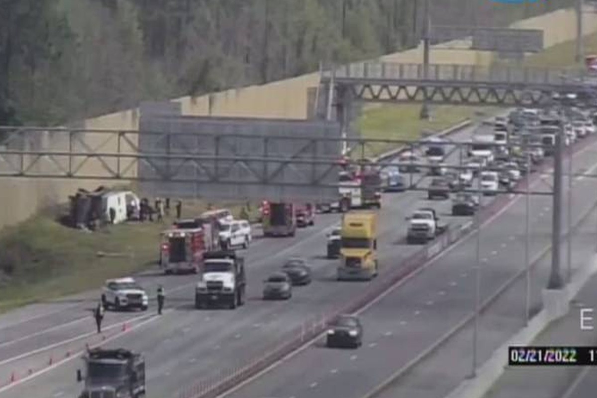 Accidente fatal en la carretera interestatal 295 en dirección norte, cerca de la salida de Old St. Augustine Road