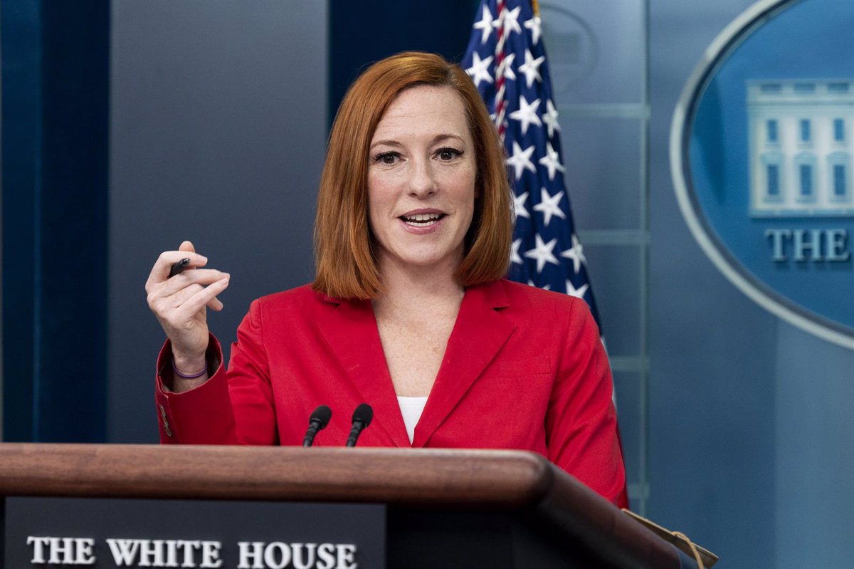 Jen Psaki advierte posible uso de armas químicas por parte de Rusia Jen Psaki advierte posible uso de armas químicas por parte de Rusia