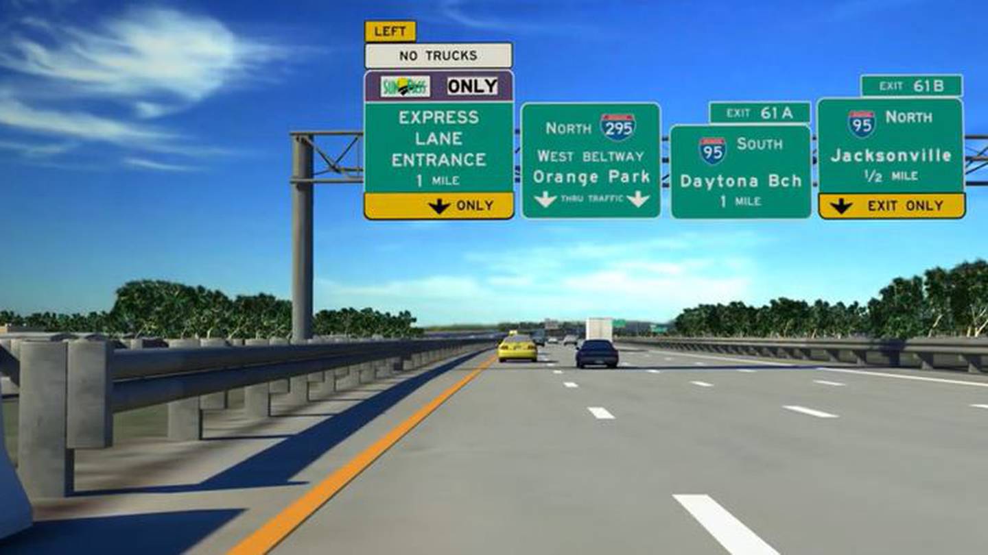 Los carriles administrados de la I-295 cobrarán peaje de alt= Los carriles administrados de la I-295 cobrarán peaje de alt=