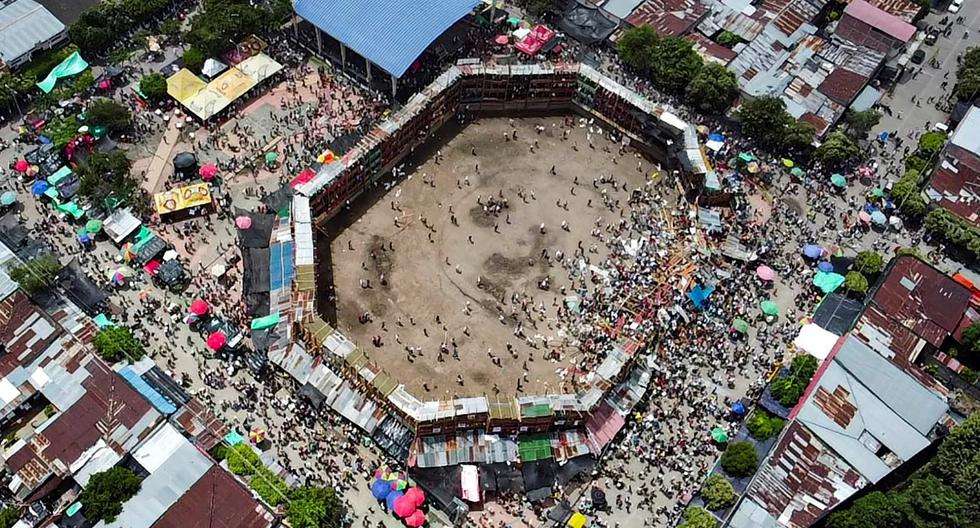 Tragedia en Colombia: derrumbe de palco en plaza de toros deja 6 muertos y decenas de heridos Tragedia en Colombia: derrumbe de palco en plaza de toros deja 6 muertos y decenas de heridos