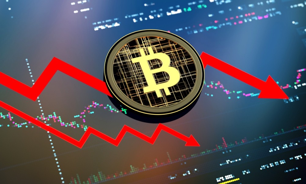 El bitcoin cae por debajo de los 25,000 dólares tras el desplome en Wall Street