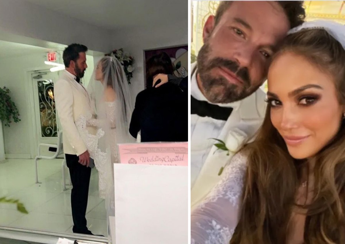 Jennifer López y Ben Affleck se casaron en Las Vegas