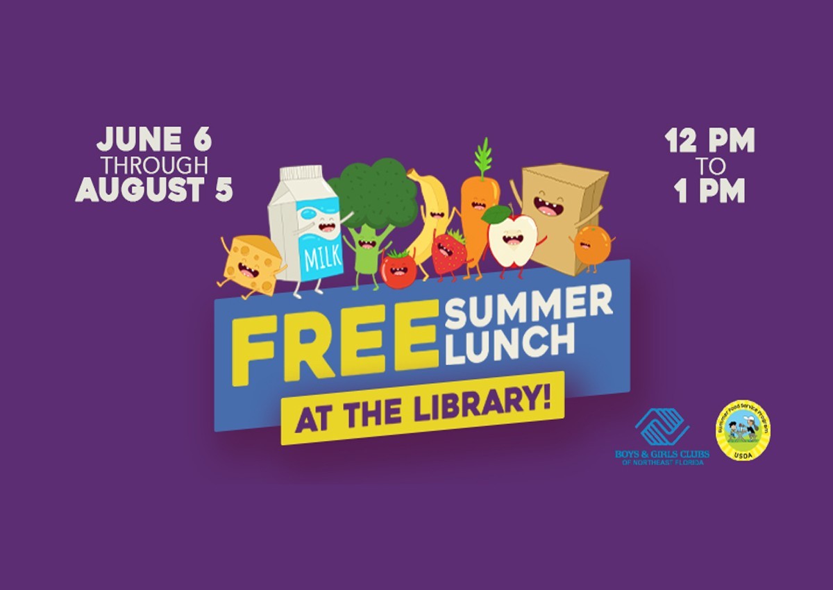Recordatorio: Última semana para el almuerzo de verano gratis en la biblioteca Pública de Jacksonville