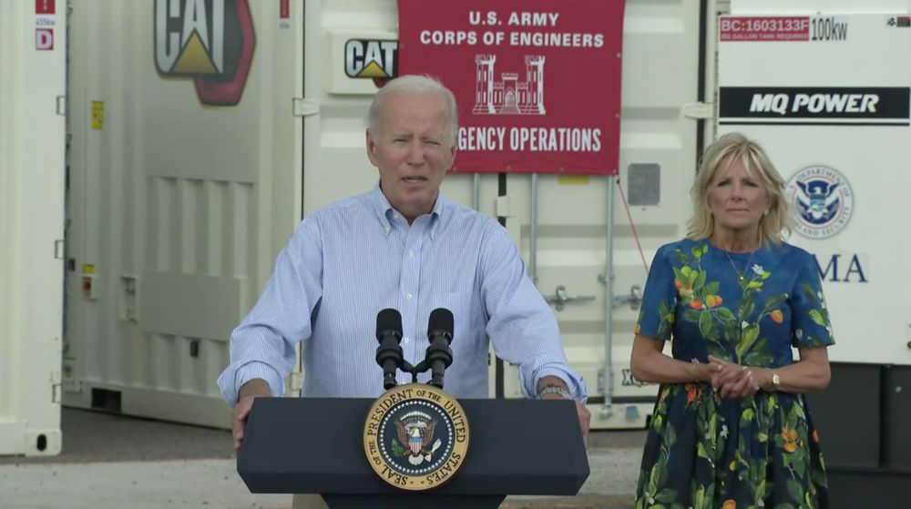 Joe Biden dice estar ‘decidido a ayudar’ a la recuperación de Puerto Rico tras el huracán Fiona