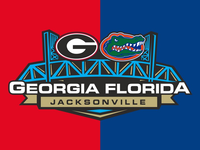 Todo listo en Jacksonville para celebrar el partido de fútbol entre Georgia y Florida Todo listo en Jacksonville para celebrar el partido de fútbol entre Georgia y Florida
