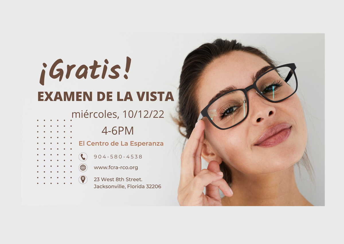 Examen de la vista GRATIS este miércoles 12 de octubre