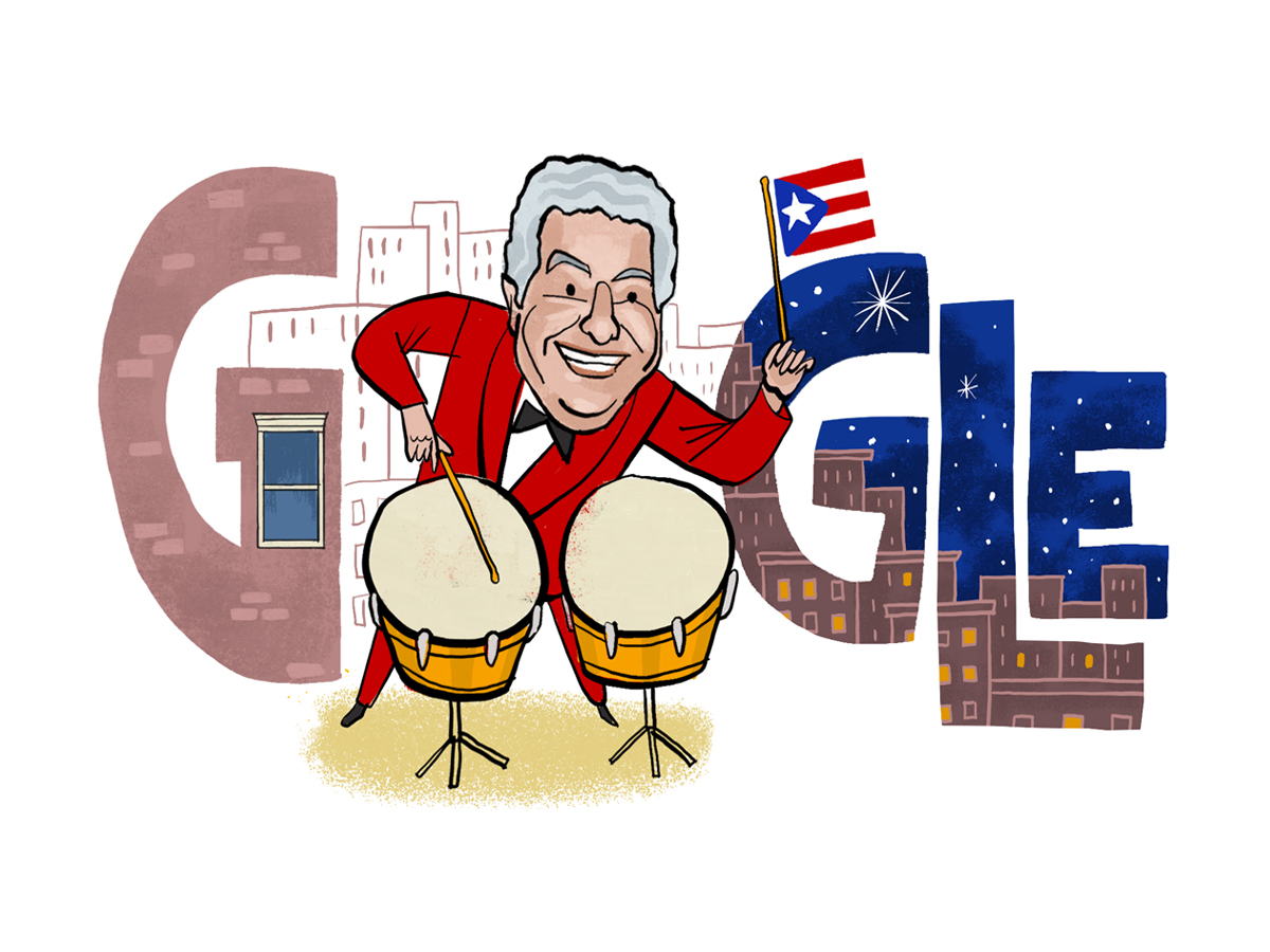 Google rinde homenaje en su doodle a Tito Puente, el rey de la música latina