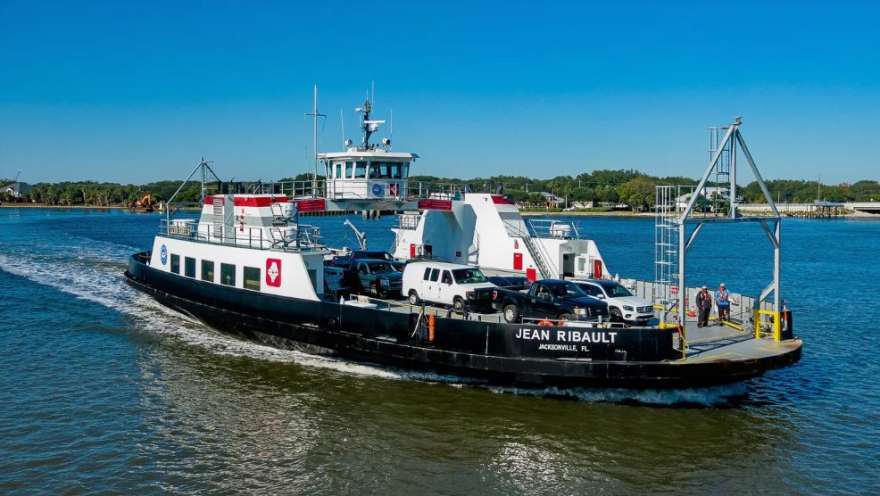 St. Johns River Ferry suspenderá el servicio a partir a del 14 de enero por mantenimiento