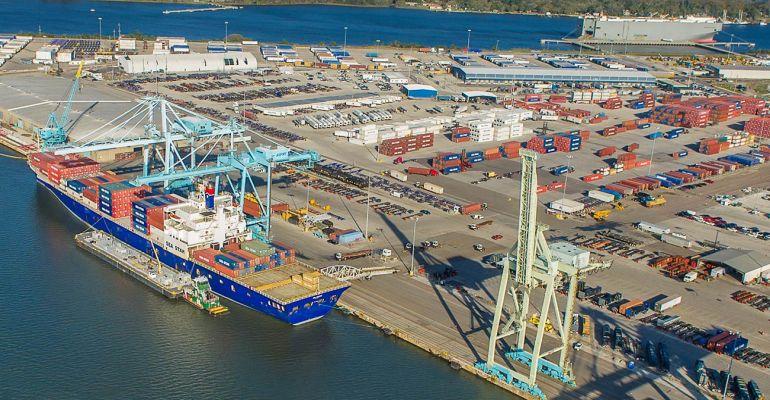 Jaxport obtendrá $ 22.5 millones del estado para levantar líneas eléctricas sobre el río St. Johns
