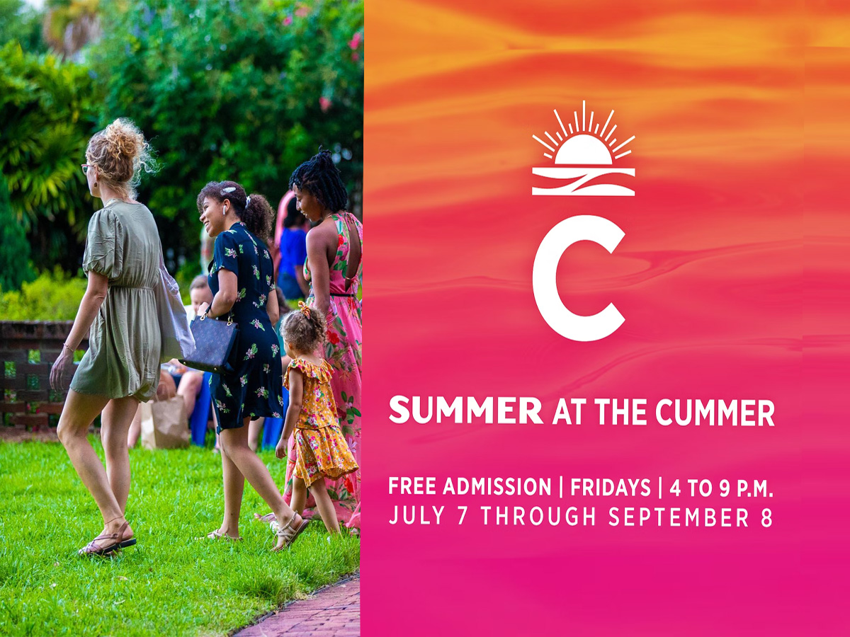 Summer at the Cummer !! Diversión y música en vivo GRATIS todos los viernes desde el 7 de julio hasta el 8 de septiembre Summer at the Cummer !! Diversión y música en vivo GRATIS todos los viernes desde el 7 de julio hasta el 8 de septiembre