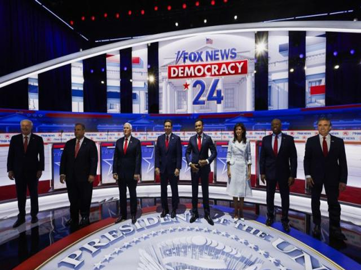 Ocho aspirantes a la nominación presidencial republicana de 2024 debatieron candentes temas Ocho aspirantes a la nominación presidencial republicana de 2024 debatieron candentes temas