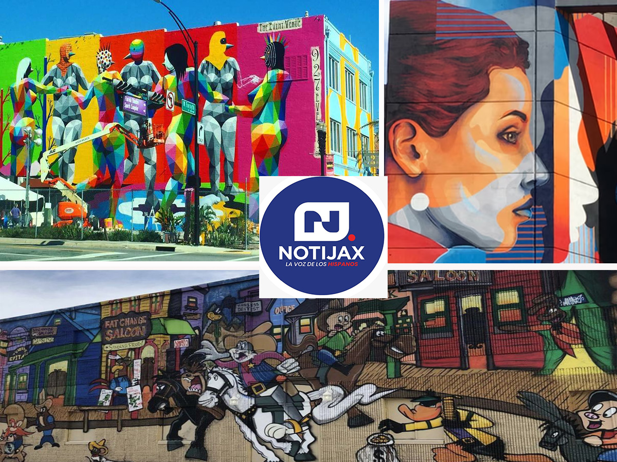 Guía de los impresionantes murales de Jacksonville que tienes que visitar