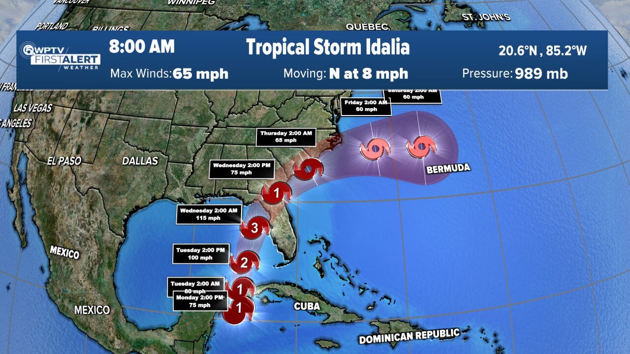 46 condados de Florida bajo estado de emergencia debido a la tormenta tropical Idalia entre ellos: Clay, Duval, Nassau, St. Johns. 46 condados de Florida bajo estado de emergencia debido a la tormenta tropical Idalia entre ellos: Clay, Duval, Nassau, St. Johns.