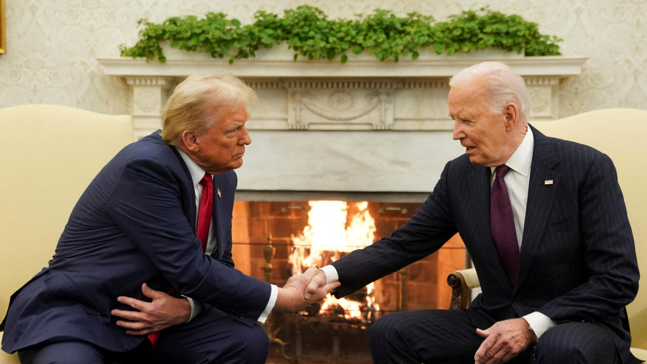 Joe Biden recibe a Donald Trump en la Casa Blanca
