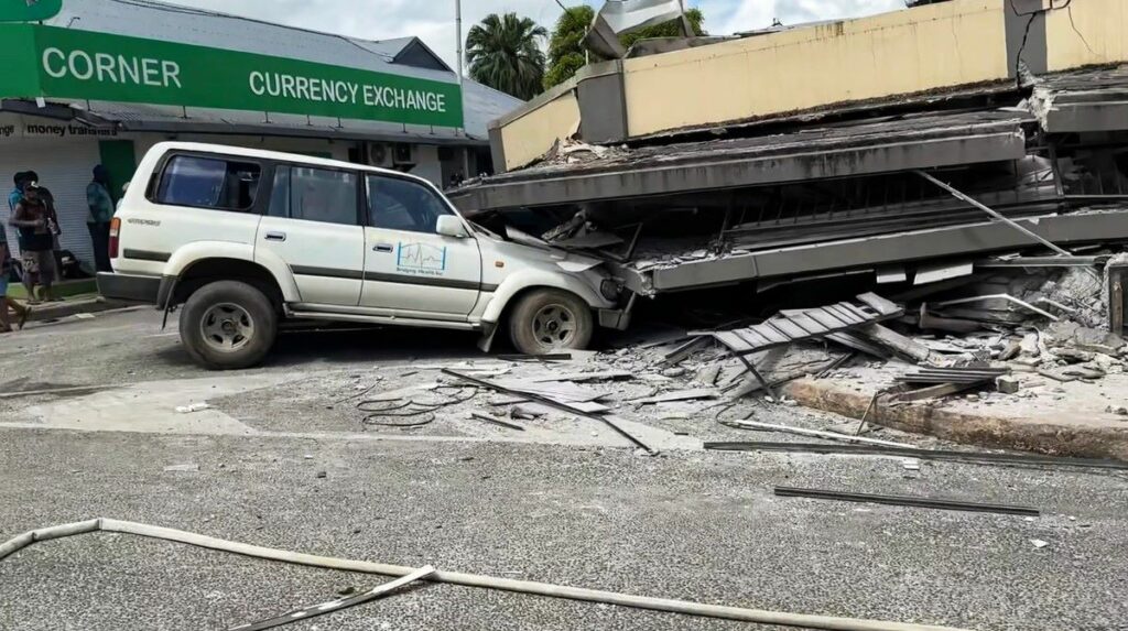 Terremoto de 7,3 sacude a la isla de Vanuatu