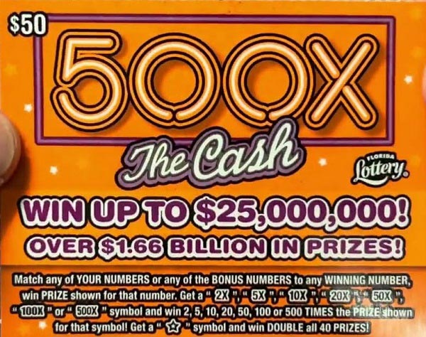 Una mujer del condado de St. Johns gana un millón de dólares de la Lotería de Florida Una mujer del condado de St. Johns gana un millón de dólares de la Lotería de Florida
