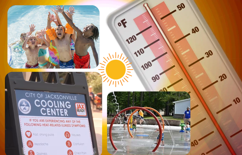 Advertencia de calor!! 2 Centros de Enfriamiento de la ciudad de Jacksonville abrirán este domingo