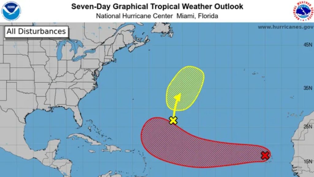 Se forma la tormenta tropical Erin en el Atlántico Se forma la tormenta tropical Erin en el Atlántico