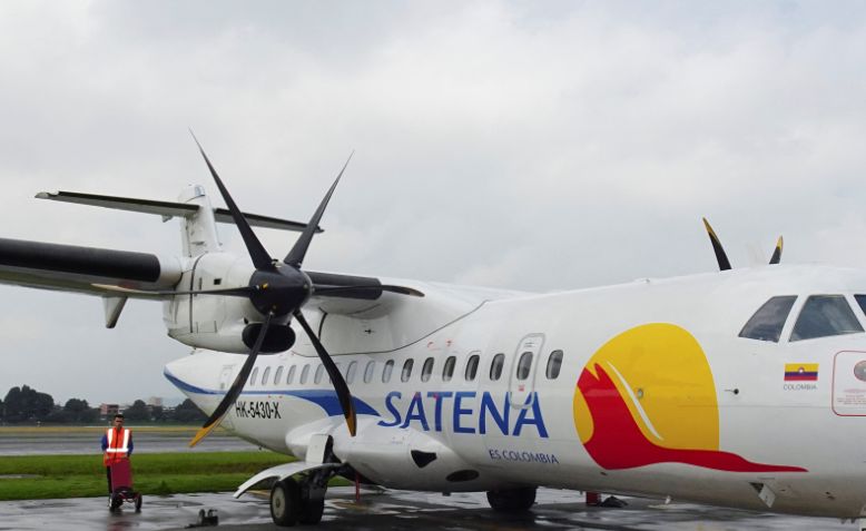 Avion de Satena desaparece en Colombia Medellin -Ocana