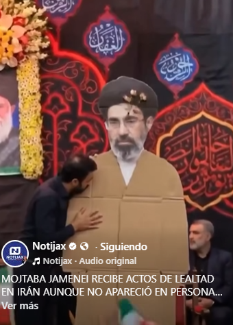 MOJTABA JAMENEI RECIBE ACTOS DE LEALTAD EN IRÁN AUNQUE NO APARECIÓ EN PERSONA