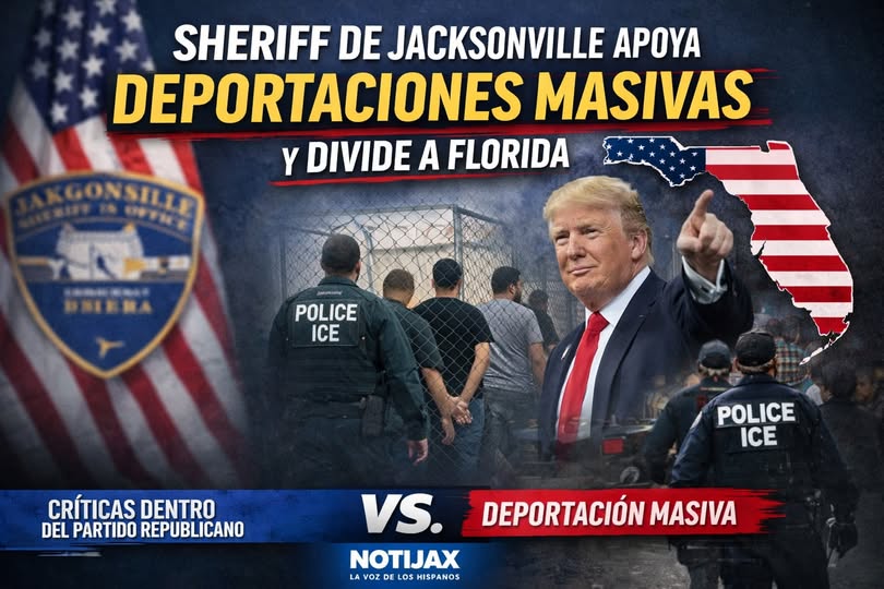 EL SHERIFF DE JACKSONVILLE RESPALDA DEPORTACIONES MASIVAS Y GENERA DIVISIÓN EN FLORIDA