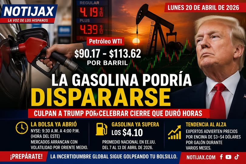 LA GASOLINA PODRÍA DISPARARSE TRAS VOLATILIDAD DEL PETRÓLEO EN MEDIO DE TENSIÓN GLOBAL