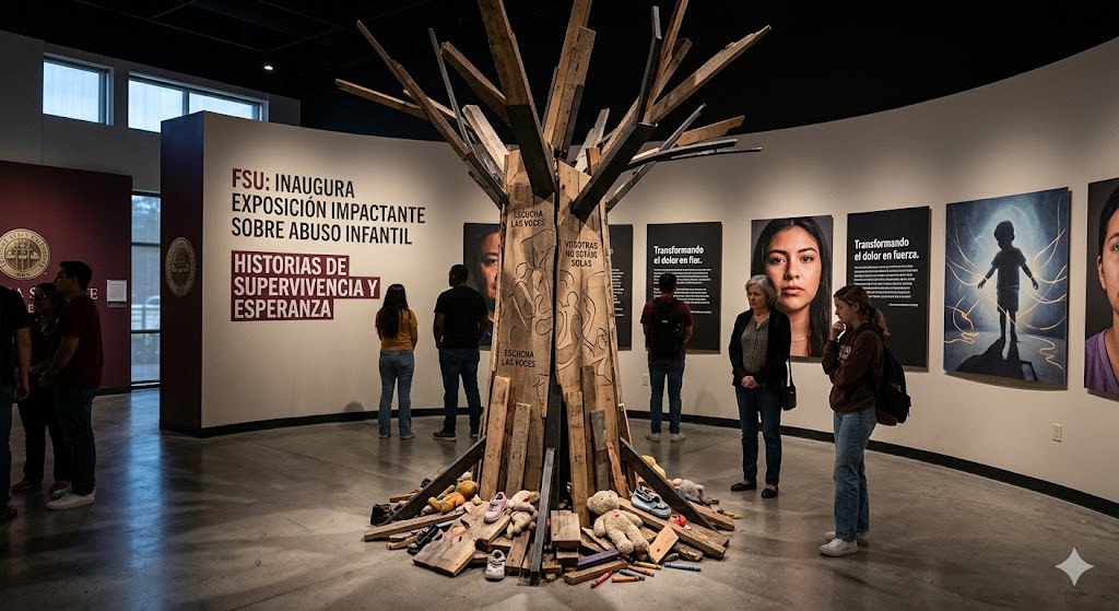 FSU INAUGURA IMPACTANTE EXPOSICIÓN SOBRE ABUSO INFANTIL