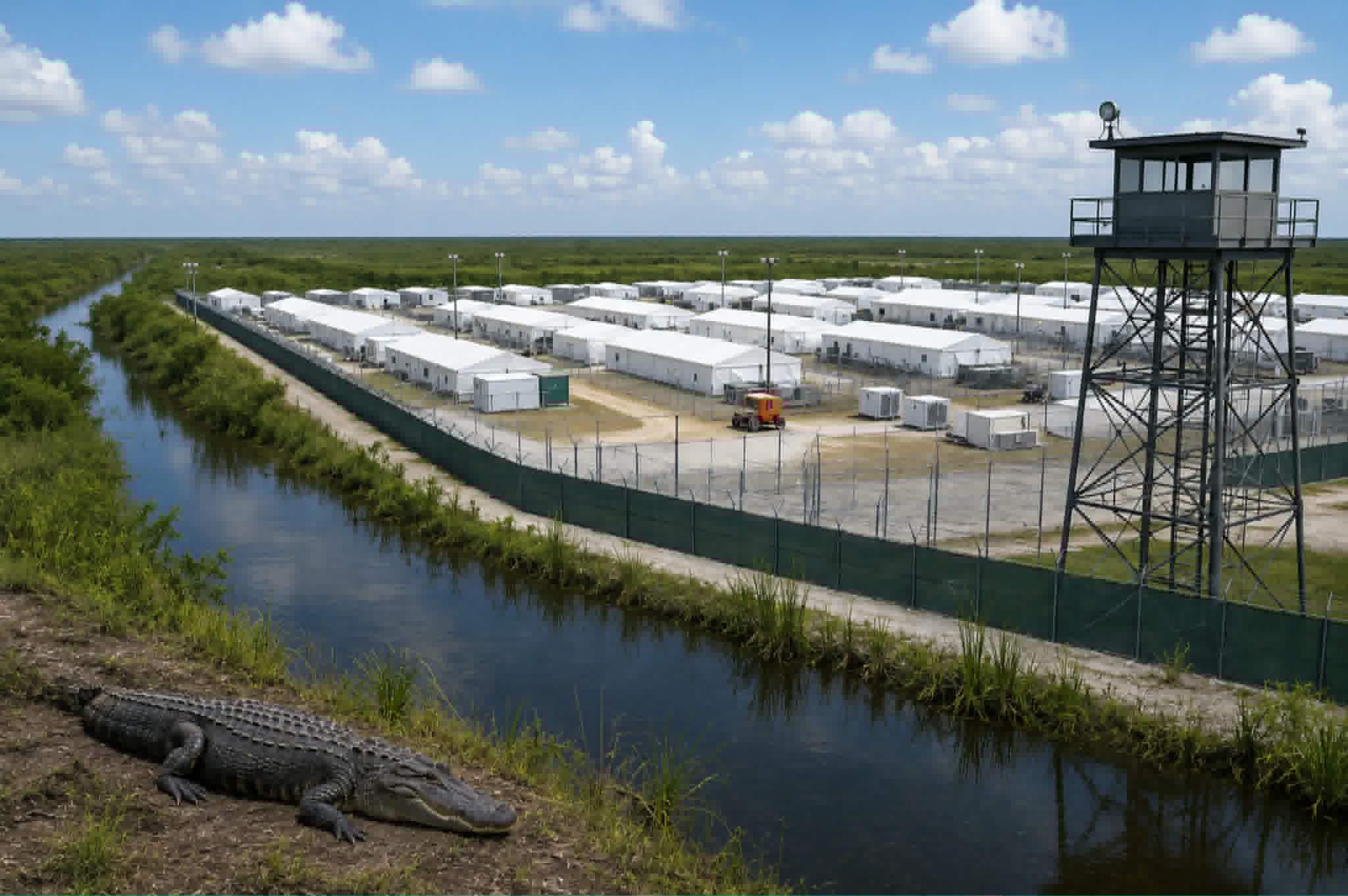JUEZA LE DA NUEVO GOLPE A “ALLIGATOR ALCATRAZ” EN FLORIDA