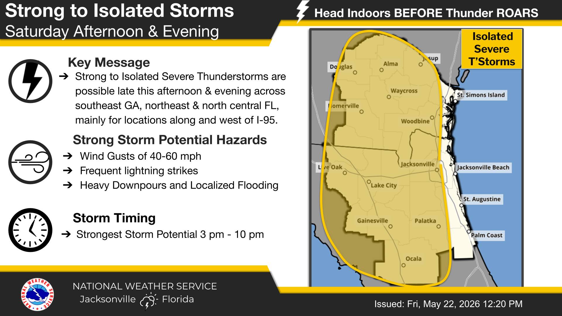 ATENCIÓN JACKSONVILLE! ALERTA DE IMPACTO CLIMÁTICO