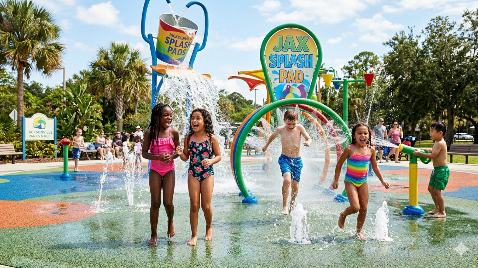 LISTA DE PARQUES CON ZONAS SPLASH PADS