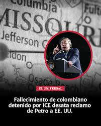 JACKSONVILLE HOY.COLOMBIANO MUERE BAJO CUSTODIA DE ICE Y DESATA CRISIS DIPLOMÁTICA ENTRE COLOMBIA Y ESTADOS UNIDOS