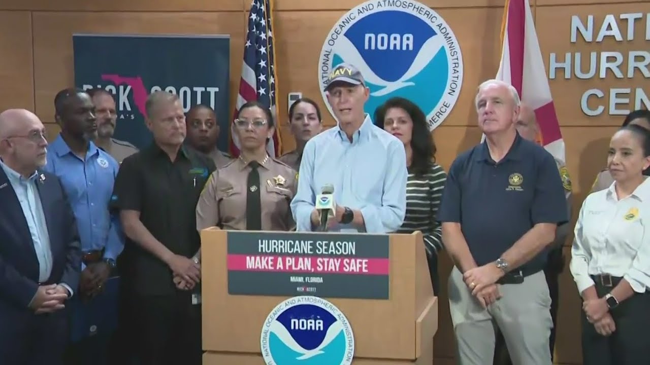RICK SCOTT PIDE A LOS RESIDENTES PREPARARSE DESDE AHORA PARA LA TEMPORADA DE HURACANES