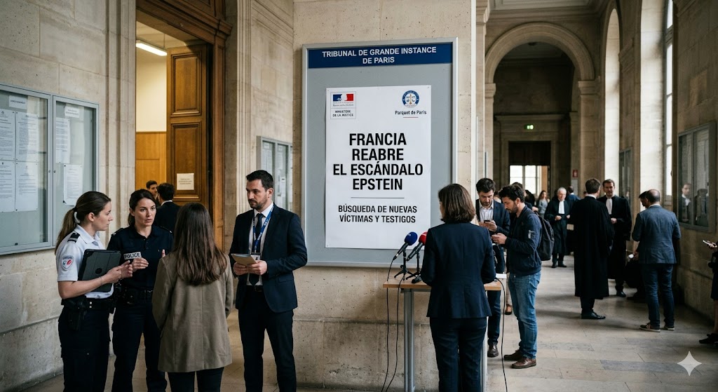 FRANCIA REABRE EL ESCÁNDALO EPSTEIN Y BUSCA NUEVAS POSIBLES VÍCTIMAS