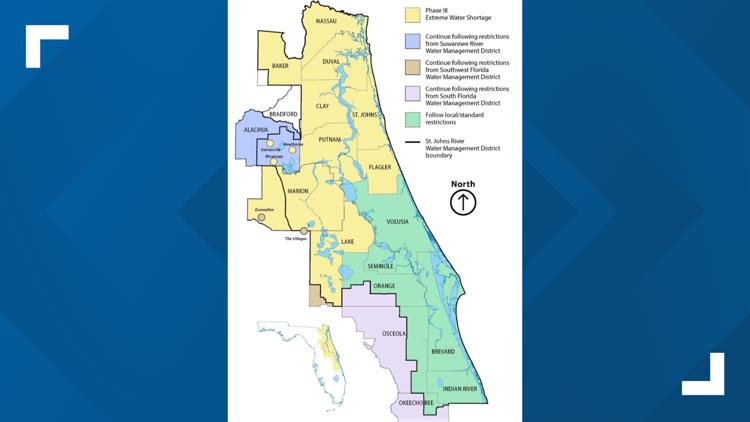 El distrito de St. Johns emite restricciones de agua de Fase III en medio de una sequía excepcional en Florida