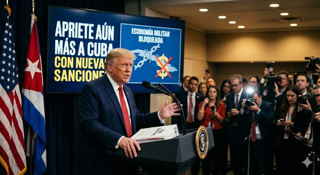TRUMP APRIETA AÚN MÁS A CUBA CON NUEVAS SANCIONES INTERNACIONALES