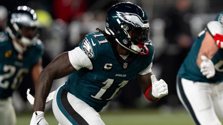 Los Jaguars emergen como un pretendiente comercial sorpresa para el WR de los Eagles, A.J. Marrón