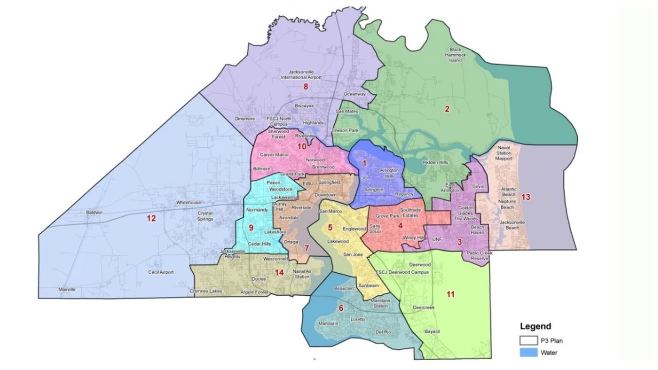 POLÉMICA EN JACKSONVILLE POR REDISTRIBUCIÓN DE DISTRITOS