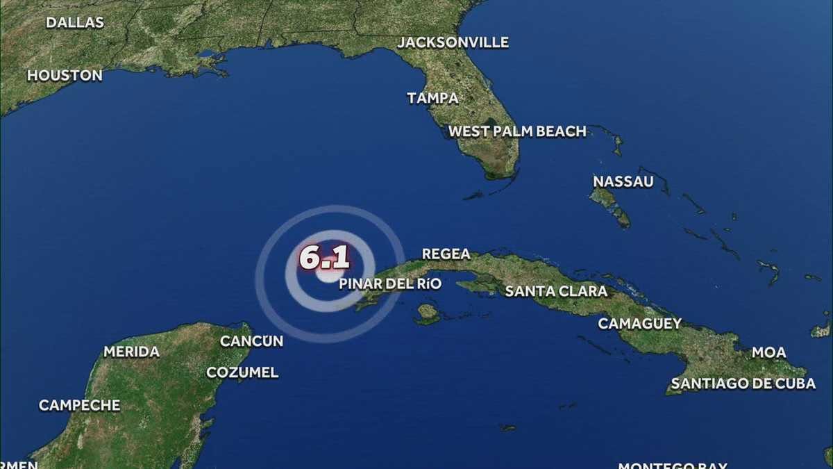 FUERTE TERREMOTO EN CUBA SE SINTIÓ EN FLORIDA Y JACKSONVILLE