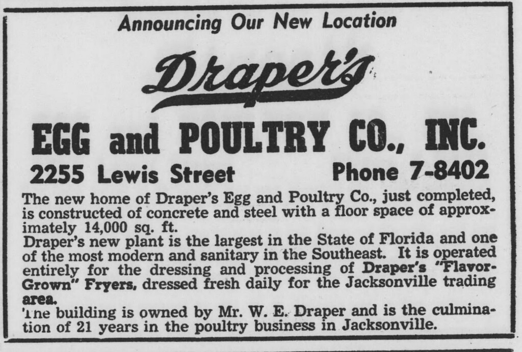 EL JAXSON | El gigante avícola de Mixon Town: Draper’s Egg & Poultry 