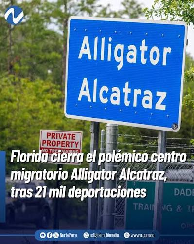 Florida cierra definitivamente «Alligator Alcatraz», el polémico centro de detención de migrantes en los Everglades