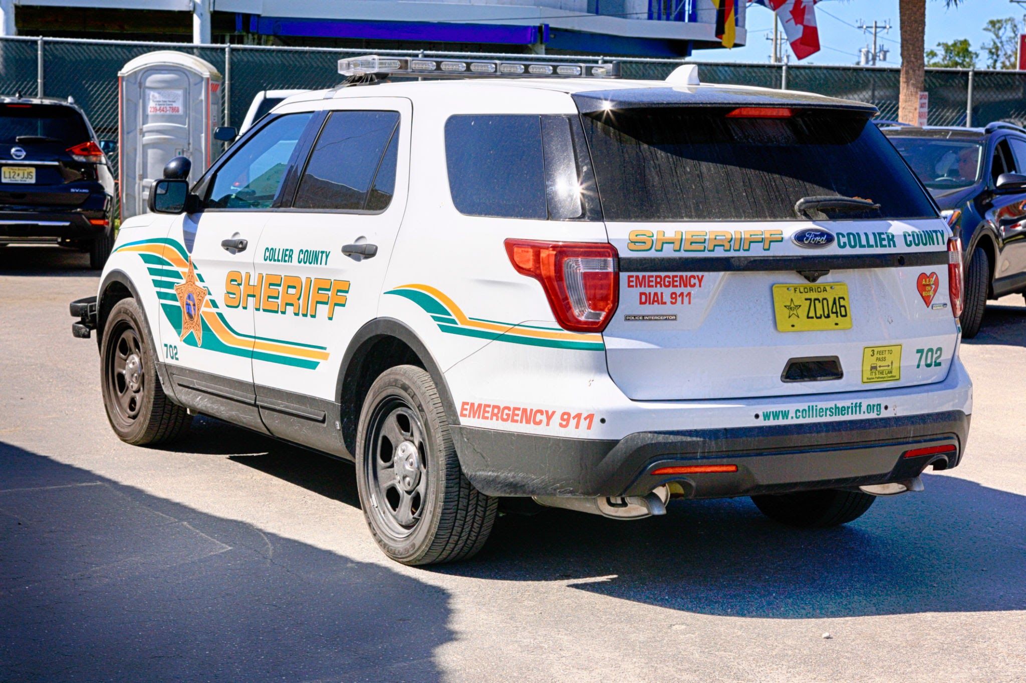 MENOR CHOCA CONTRA PATRULLA TRAS IGNORAR SEÑAL DE PARE EN FLAGLER COUNTY.jacksonville,hoy