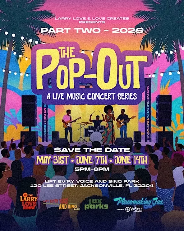 THE POP-OUT REGRESA A JACKSONVILLE: ¡MÚSICA EN VIVO GRATUITA ESTE DOMINGO!