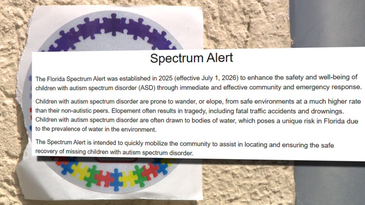 Florida lanza el sistema Spectrum Alert para ayudar a encontrar niños con autismo desaparecidos