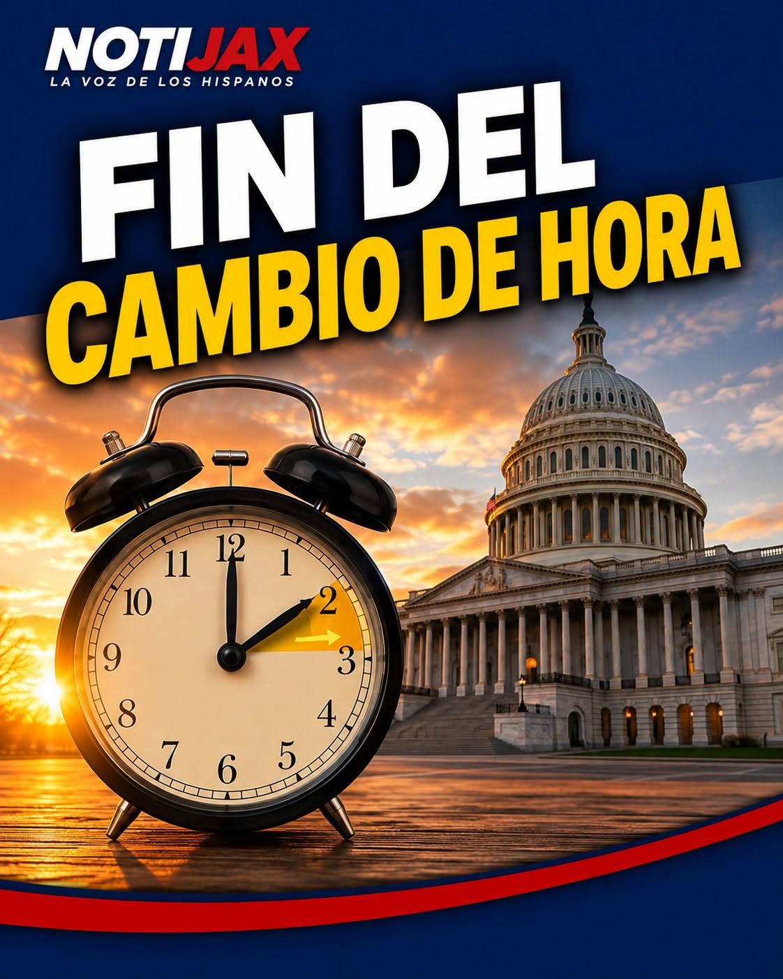 LA CÁMARA APRUEBA EL FIN DEL CAMBIO DE HORA EN EE. UU., PERO AÚN FALTA UN PASO CLAVE