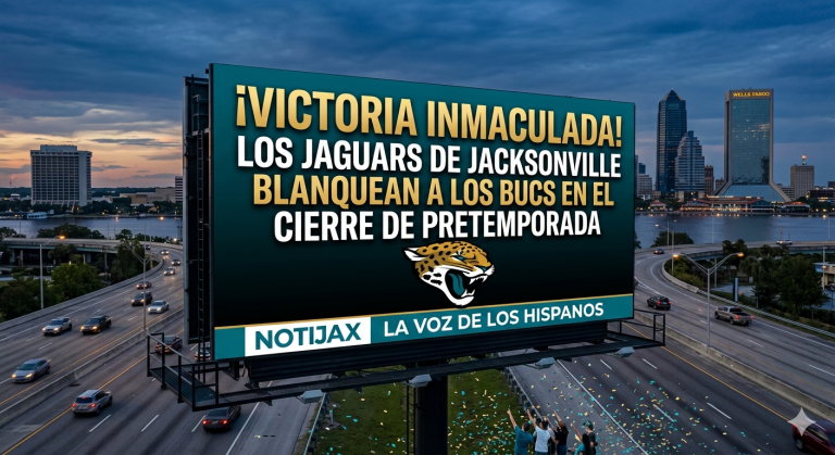 ¡VICTORIA INMACULADA! LOS JAGUARS DE JACKSONVILLE BLANQUEAN A LOS BUCS EN EL CIERRE DE PRETEMPORADA