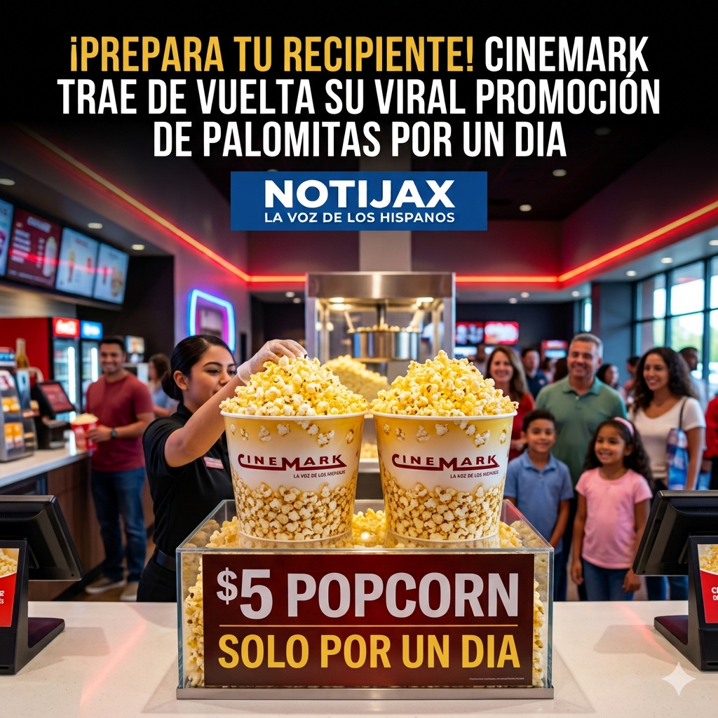 ¡PREPARA TU RECIPIENTE! CINEMARK TRAE DE VUELTA SU VIRAL PROMOCIÓN DE PALOMITAS POR SOLO UN DÍA