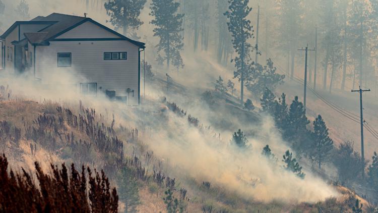 Arresto realizado en relación con incendios forestales en Spokane, Washington